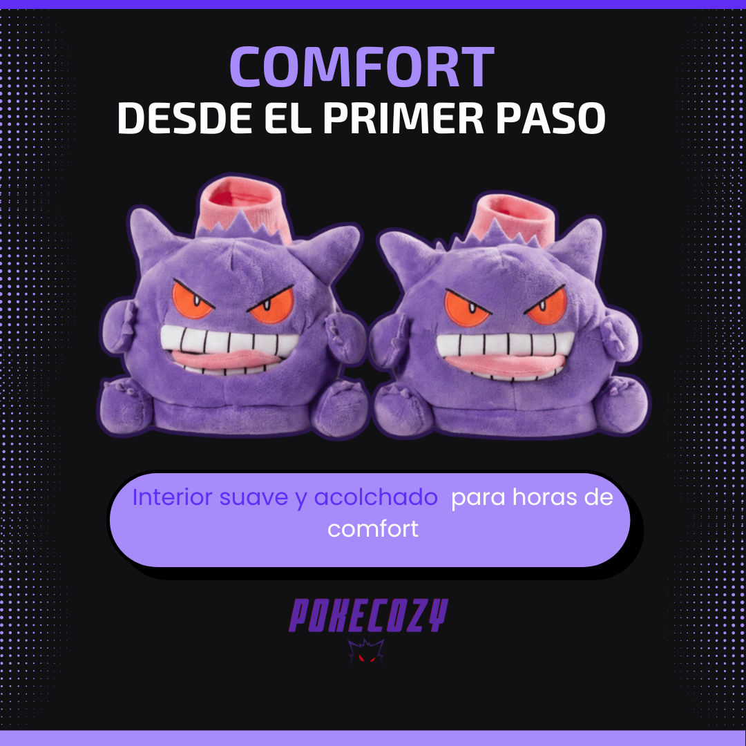 Pantuflas Gengar con Lengua